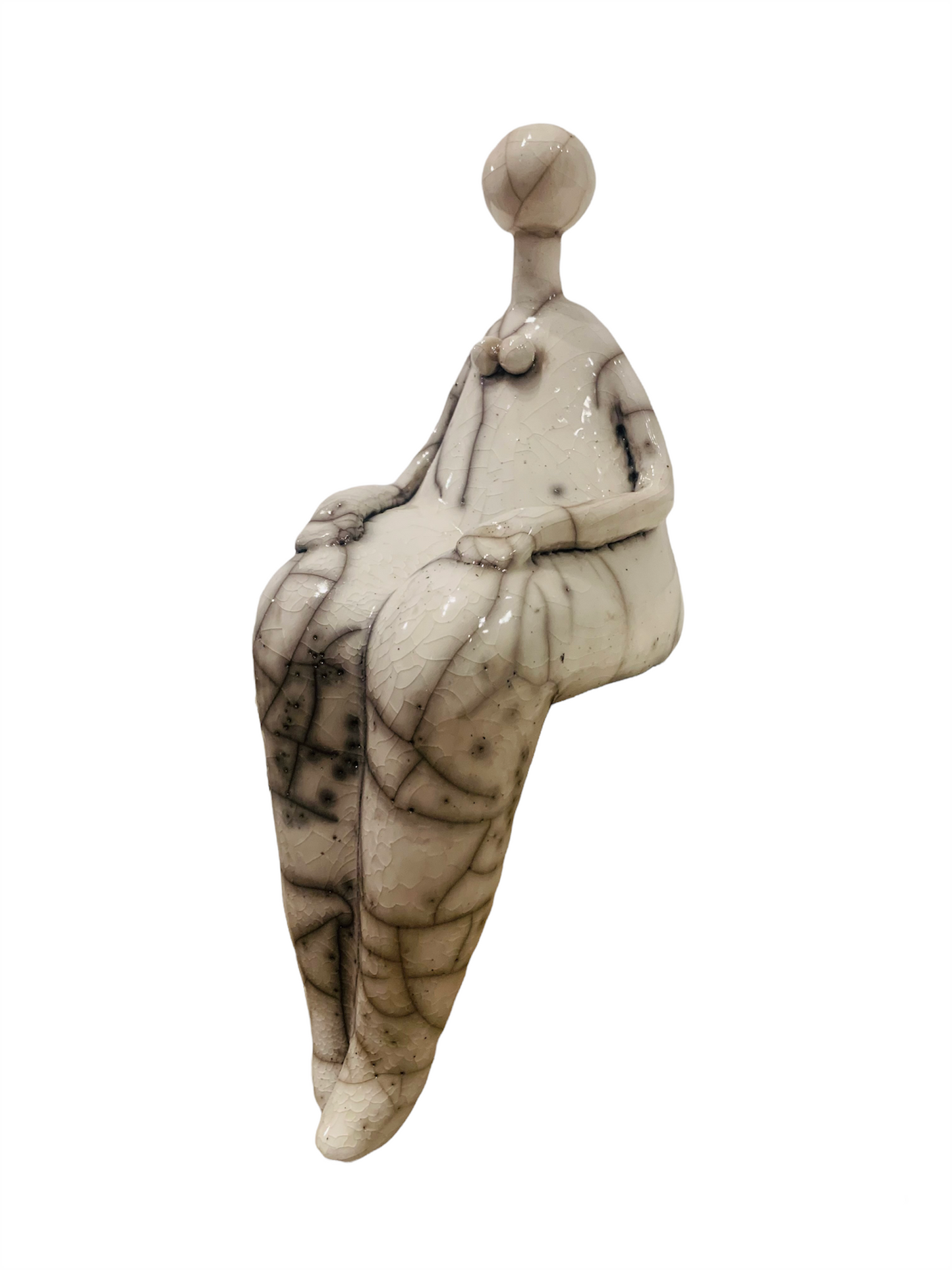 STATUT Femme Assise en RAKU - RAK/501/ASS/MOY