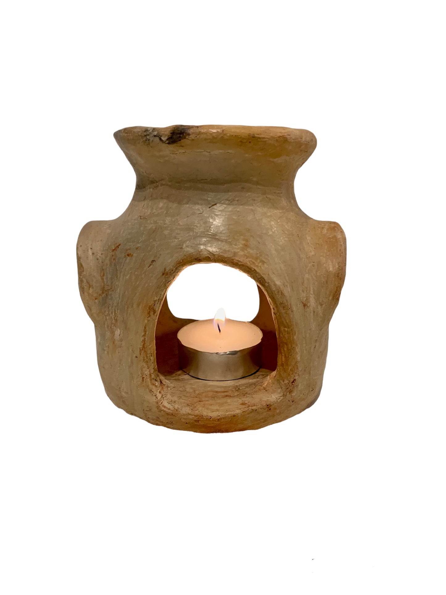 Poterie SEJNENE - Poterie Berbère Labellisée Patrimoine Culturel Immatériel par UNESCO - POT/104/BLA/MOY