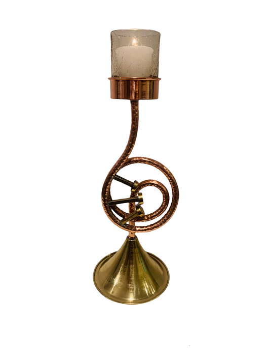 BOUGEOIR - Trompette Circulaire en cuivre - CUI/302/TRO/CIR