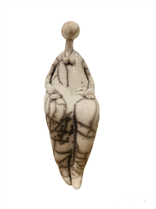 STATUT Femme Assise en RAKU - RAK/501/ASS/MOY