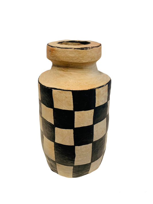 VASE Poterie SEJNENE - Poterie Berbère Labellisée Patrimoine Culturel Immatériel par UNESCO -POT/112/DAM/MOY