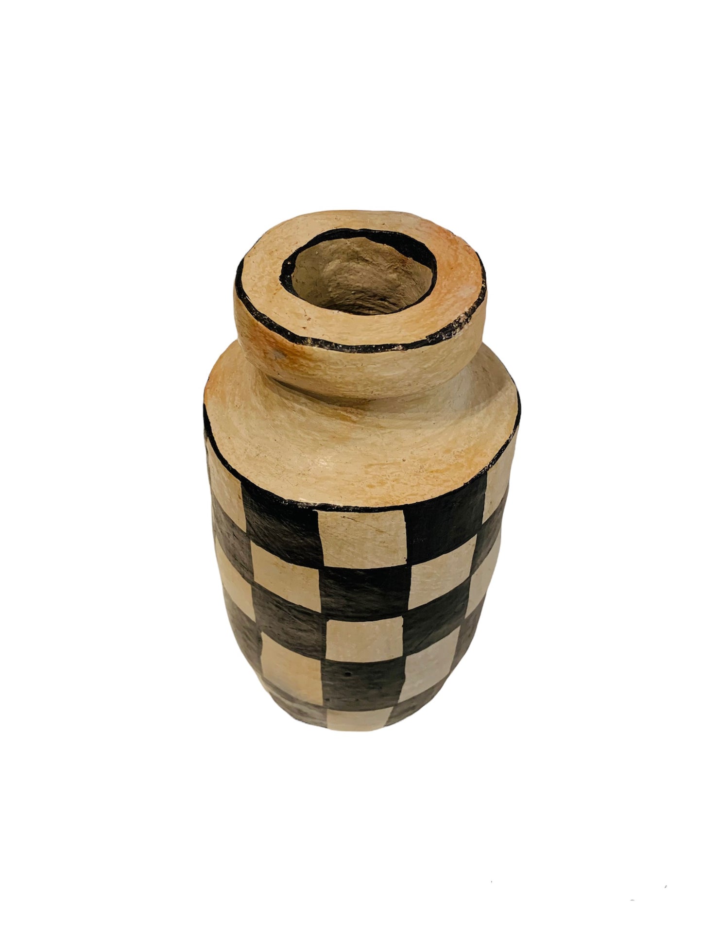 VASE Poterie SEJNENE - Poterie Berbère Labellisée Patrimoine Culturel Immatériel par UNESCO -POT/112/DAM/MOY