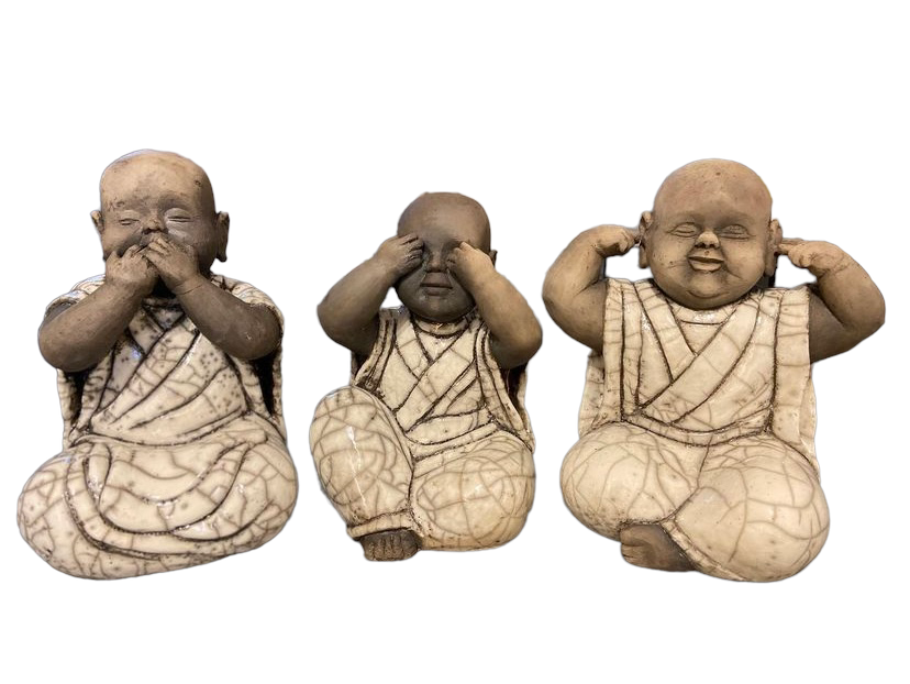 LES TROIS BOUDDHA